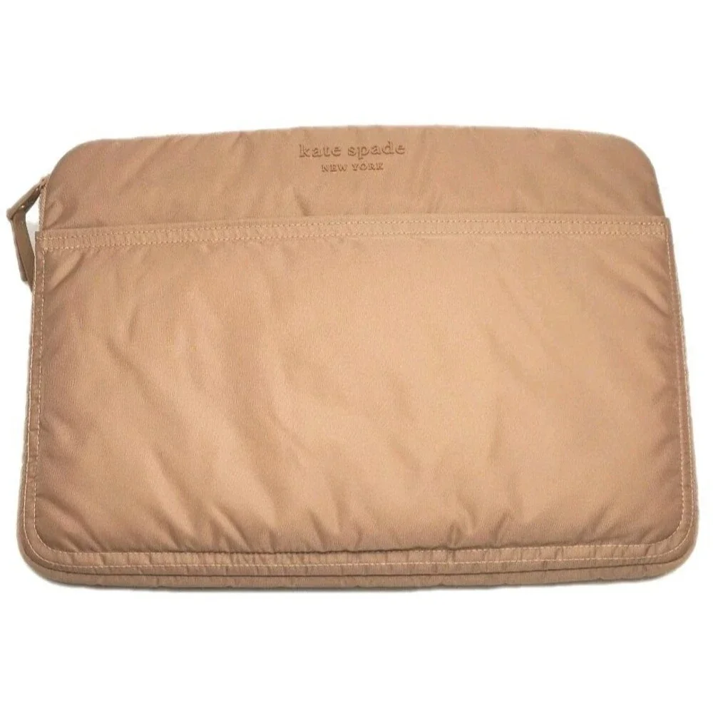 Kate Spade Laptop Sleeve Case Bag Pouch Zip Padded Blush Pink 15